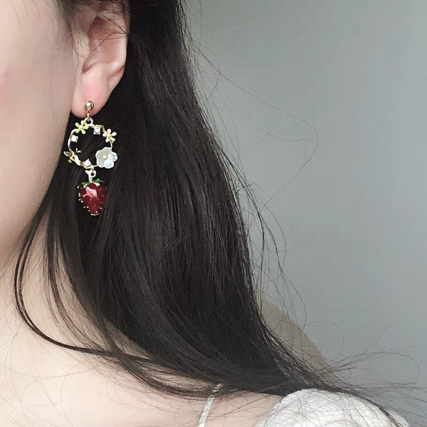 Cute Strawberry Earrings