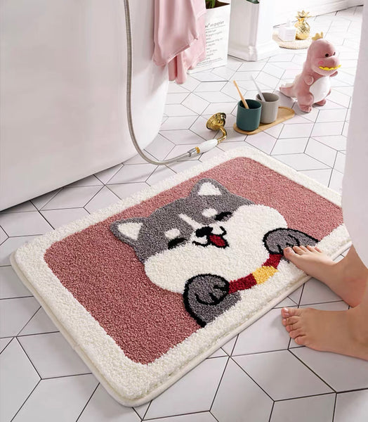 Cute Dog Floor Mat
