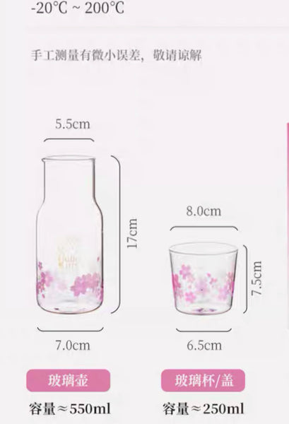 Sakura Kitty Drinking Bottle And Cup