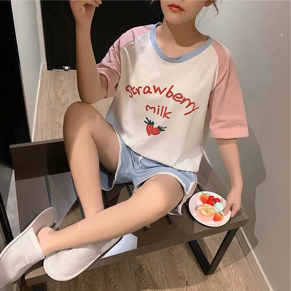 Cute Strawberry Pajamas