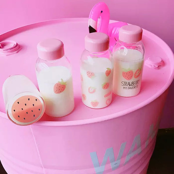 Cute Strawberry Drinking Bottle
