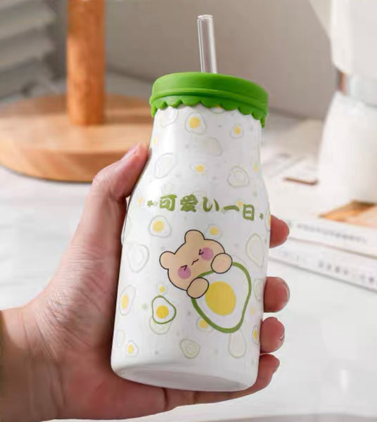 Funny Milk Bottle Cup