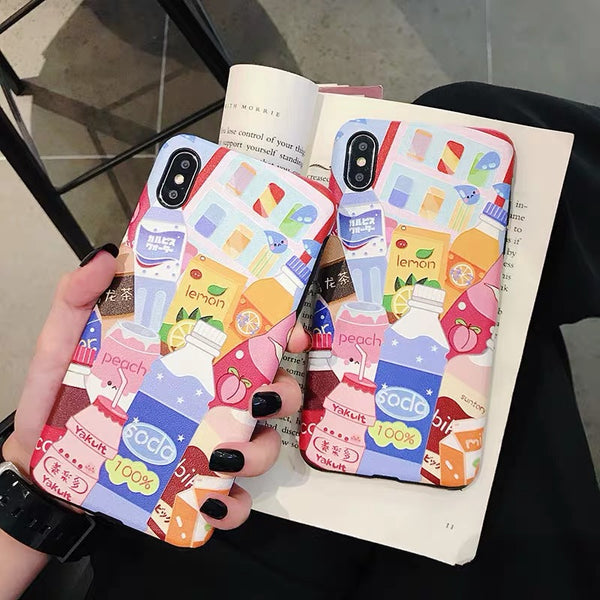 Drinks Phone Case For Iphone6/6s/6p/7/8/7/8plus/X/XS/XR/XSmax