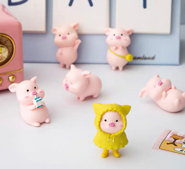 Kawaii Pig Dolls Set