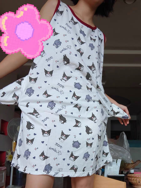 Cute Printed Nightdress