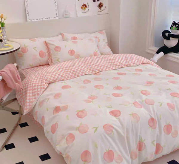 Cute Peaches Bedding Set