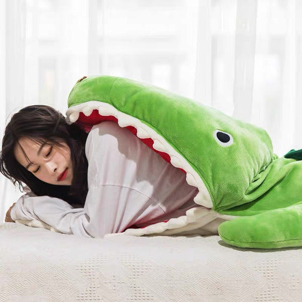 Cute Crocodile Shawl Blanket