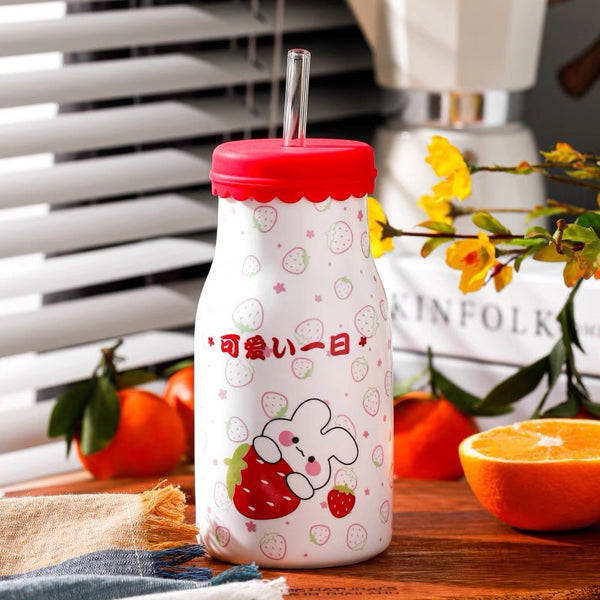Funny Milk Bottle Cup