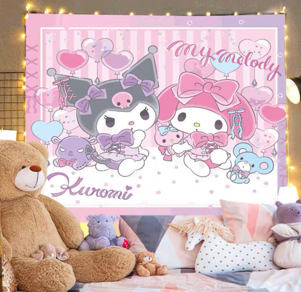 Cute Cartoon Bedside Cloth