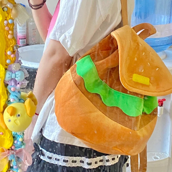 Kawaii Hamburger Backpack