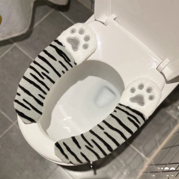 Cute Paw Closestool Mat