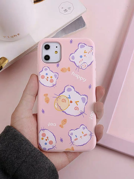 Cat And Dog Phone Case For Iphone6/6S/6P/7/7P/8/8plus/X/XS/XR/Xs max/11/11pro/11pro max