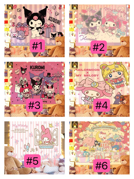 Cute Cartoon Bedside Cloth