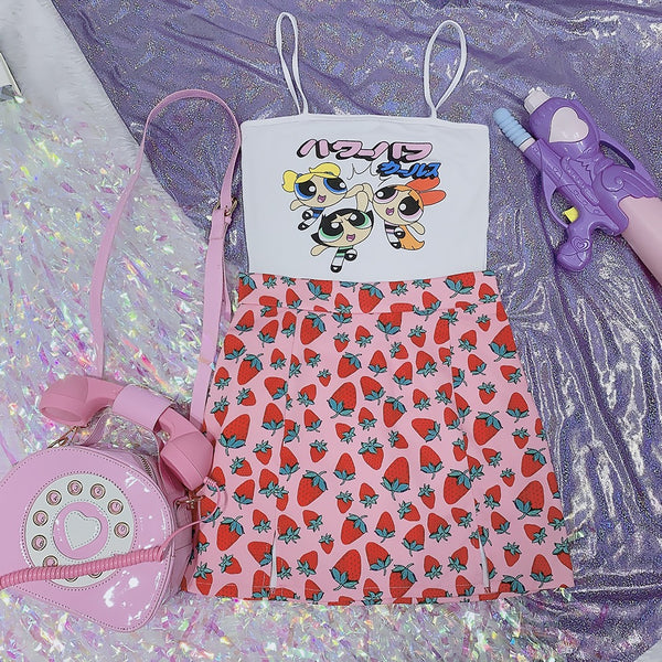 Cute Strawberry Skirt