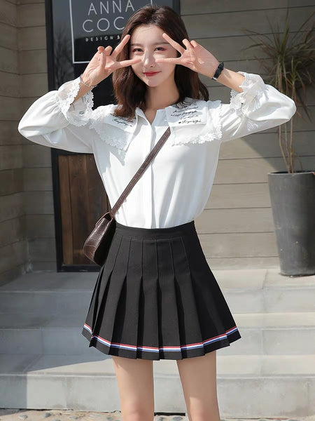 Cute Preppy Style Skirt