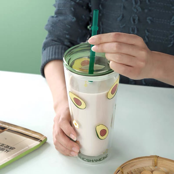 Cute Avocado Drinking Cup