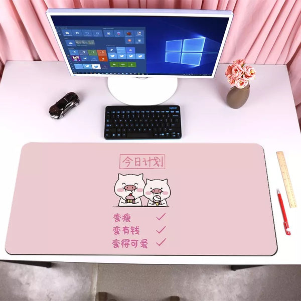 Kawaii Cartoon Mouse Pad