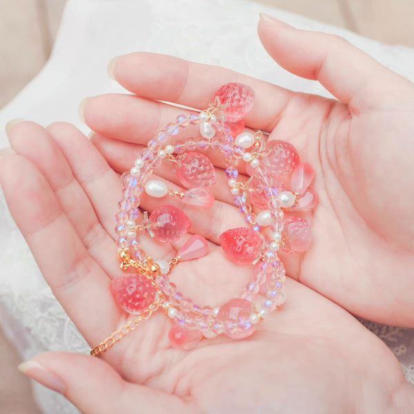 Cute Strawberry Necklace