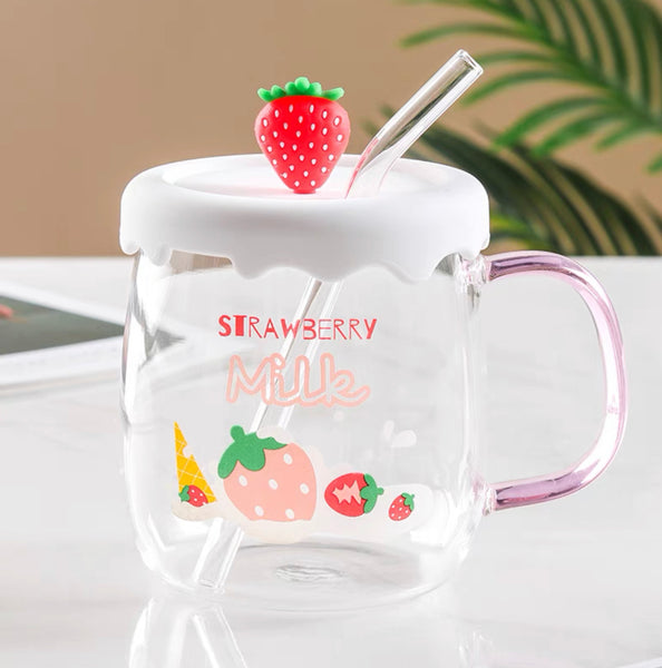 Cute Strawberry Drinking Cup
