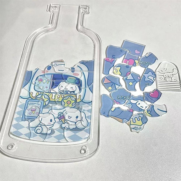 Cartoon Drift Bottle Puzzle