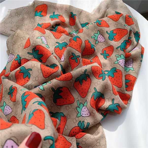 Cute Strawberry Scarf