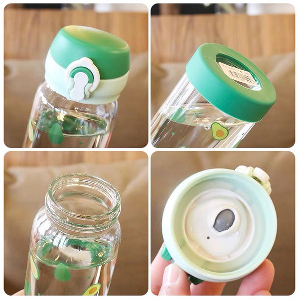 Cute Avocado Drinking Bottle