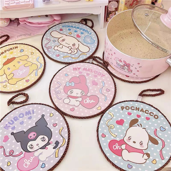 Cute Anime Cup Mat