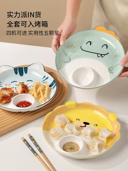 Happy Animal Plate