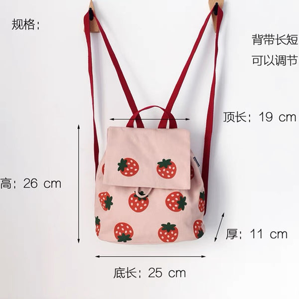 Cute Strawberry Backpack