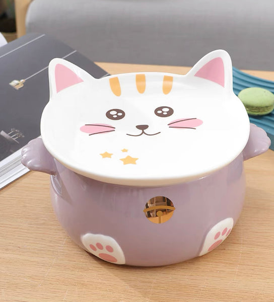 Kawaii Cat Bowl