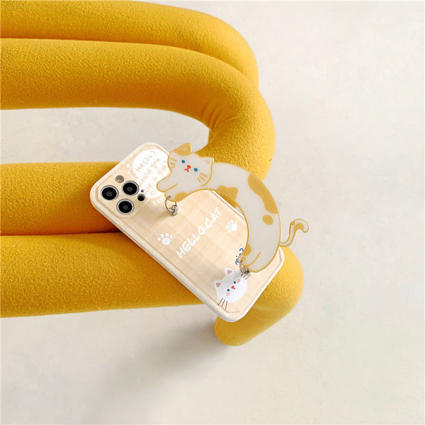 Cat Phone Case For Iphone7/7P/8/8plus/X/XS/XR/Xs max/11/11pro/11proMax/12/12pro/12mini/12proMax