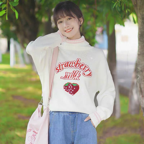 Cute Strawberry Sweater