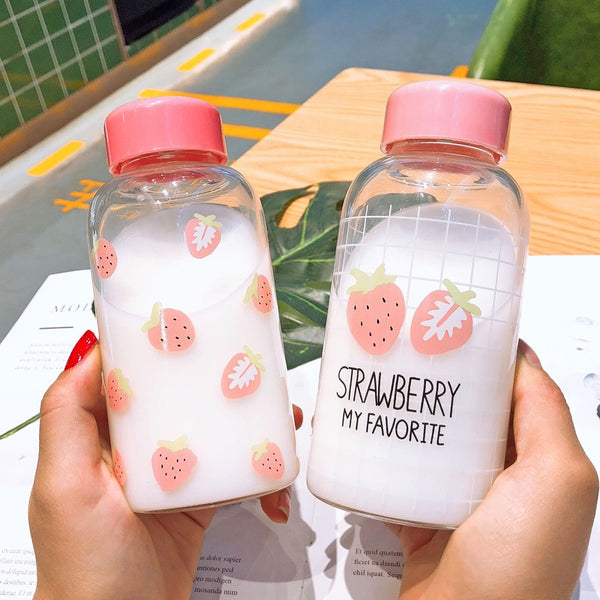 Cute Strawberry Drinking Bottle