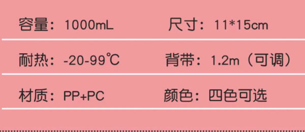 Kawaii Cartoon Drinking Bottle