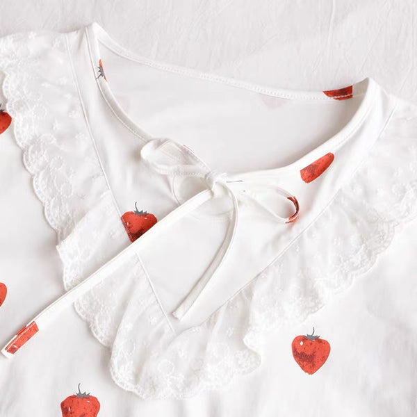 Sweet Strawberry Pajamas