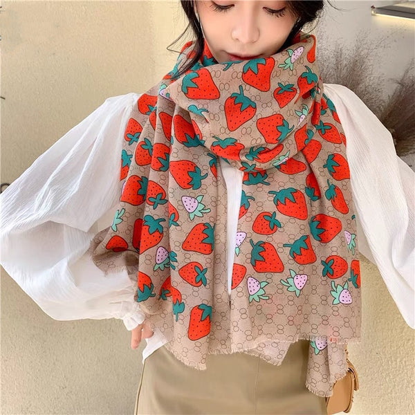 Cute Strawberry Scarf