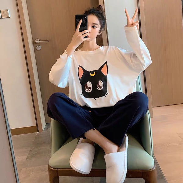 Kawaii Luna Pajamas