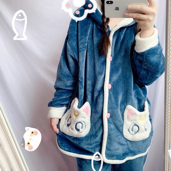 Moon Cat Pajamas