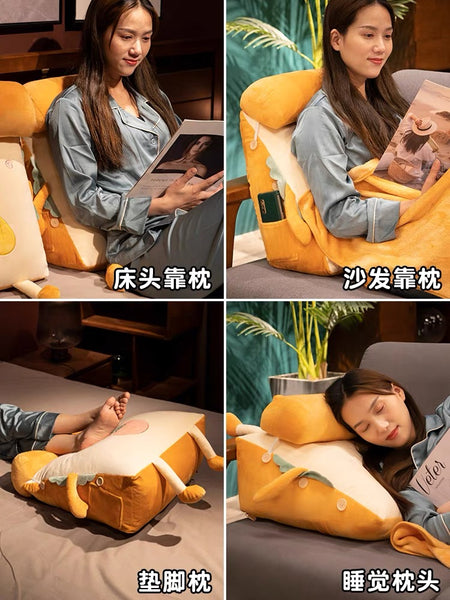 Cute Toast Pillow