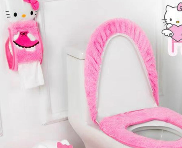 Hello Kitty Toilet Mat Suit