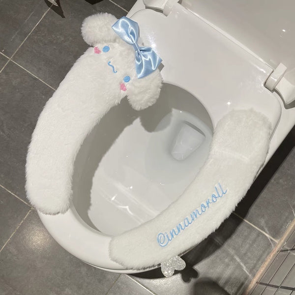 Kawaii Cartoon Closestool Mat