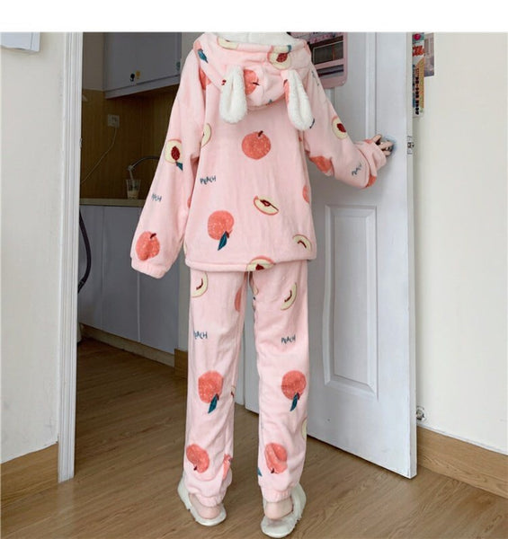 Cute Peach Pajamas