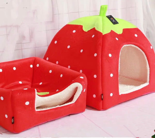Sweet Strawberry Pet Nest