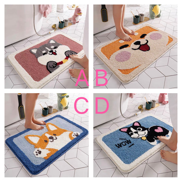 Cute Dog Floor Mat