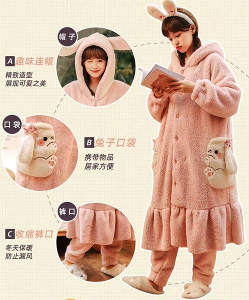Kawaii Rabbit Pajamas