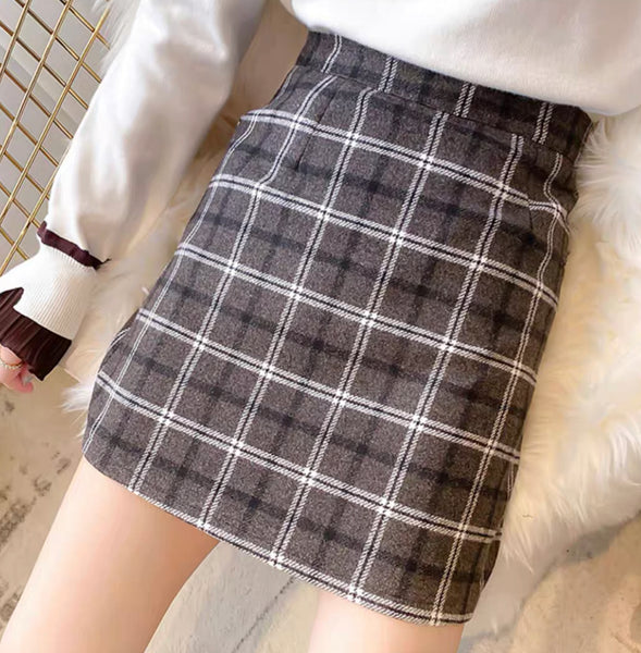 Cute Style Sweater & Skirt