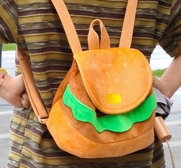 Kawaii Hamburger Backpack