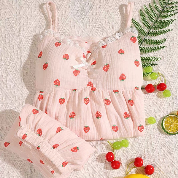 Sweet Strawberries Pajamas