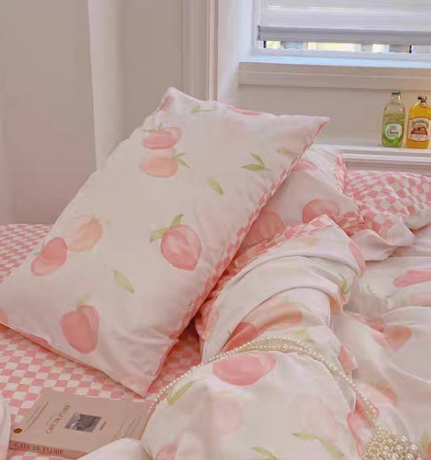 Cute Peaches Bedding Set
