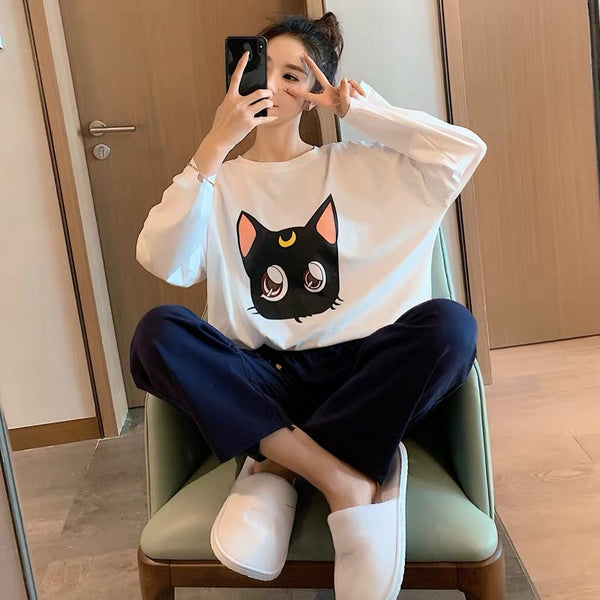 Kawaii Luna Pajamas
